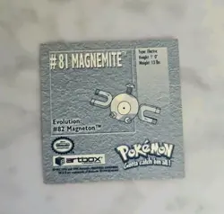 Magnemite #81 ArtBox Pokemon Sticker, 1999 - Image 2