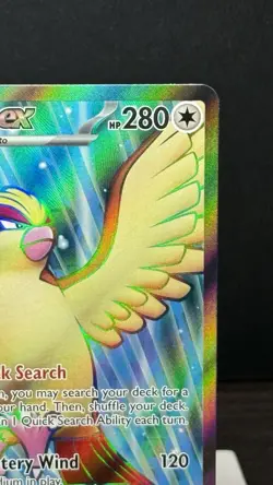 Pidgeot ex 217/197 Ultra Rare Full Art Pokemon Scarlet & Violet Obsidian Flames - Image 3