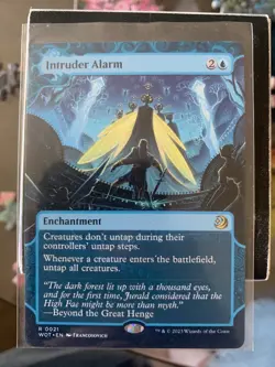 MTG Intruder Alarm Wilds of Eldraine: Enchanting Tales 0021 Regular Rare - Image 1