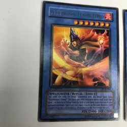 Yugioh Legendary Flame Lord DCR-081 1st Edition Rare x2 LP-NM - Image 3
