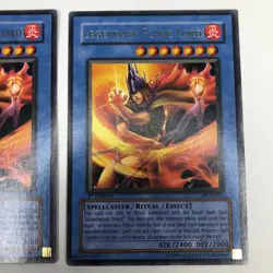 Yugioh Legendary Flame Lord DCR-081 1st Edition Rare x2 LP-NM - Image 4