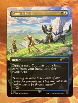 MTG Borderless Growth Spiral Secret Lair: X Horizon: Into the Forbidden West! - Image 1