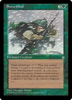 Magic MTG - Neige aveuglante - Ere glaciaire - MINT/NMINT - FR - Image 1