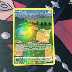 Pokemon TCG Ditto GG22/GG70 Crown Zenith Galarian Gallery Full Art Holo UR EN - Image 1