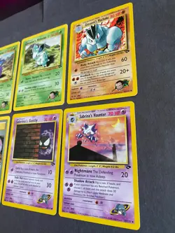 Pokemon Gym Challenge 6 Card Sabrina's/Giovanni's LOT - Image 3