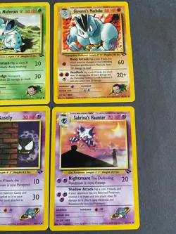 Pokemon Gym Challenge 6 Card Sabrina's/Giovanni's LOT - Image 4