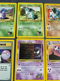 Pokemon Gym Challenge 6 Card Sabrina's/Giovanni's LOT - Image 5