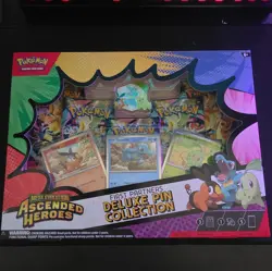 Pokemon TCG: Ascended Heroes First Partners Deluxe Pin Collection - Image 1