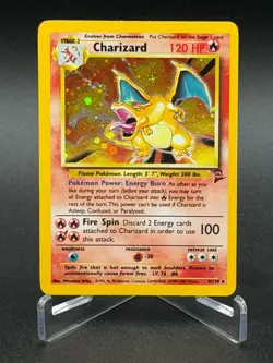 Charizard 4/130 - Base Set 2 Holo Rare WOTC - Pokemon - LP - Image 1