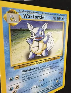 Wartortle 63/130 Promo [W Stamped] Pokemon TCG WOTC Vintage 2000 - Image 3