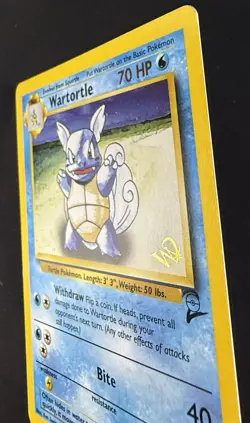 Wartortle 63/130 Promo [W Stamped] Pokemon TCG WOTC Vintage 2000 - Image 4