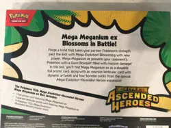 Pokemon Mega Evolution ASCENDED HEROES Mega Meganium EX Box - ME2.5 PREORDER - Image 4