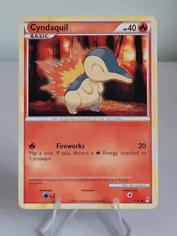 Pokemon Card, Cyndaquil, Call Of Legends Set, 55/95, MINT - Image 1
