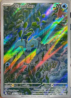 Clauncher Illustration Rare Holo - 205/198 - Scarlet & Violet Base Pokemon 2023 - Image 1