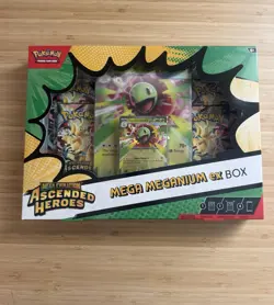 Pokemon Ascended Heroes Ex Box Set of 3 - NEW!! Emboar Meganium Feraligatar - Image 4