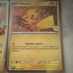 2024 Pokemon TCG Pikachu Promo Lot x4 30th Anniversary/Halloween (swirl) *NM - Image 4