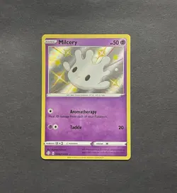 The Pokemon Company Milcery Shiny Holo Rare SV057/SV122 Shining Fates 50 HP - Image 1
