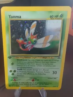 Vintage Pokemon Yanma 36/75 Neo Discovery 1st Edition Holo Rare - Image 1