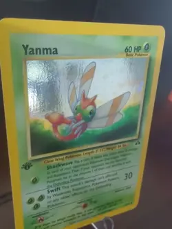 Vintage Pokemon Yanma 36/75 Neo Discovery 1st Edition Holo Rare - Image 4
