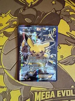Pokemon Pikachu EX XY124 Promo Card – Mint Condition! PSA 10 Contender! A fanta - Image 5