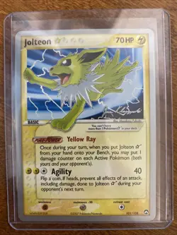 Jolteon Gold Star (Jason Klaczynski) 101/108 Pokemon World Championship 2008 - Image 1