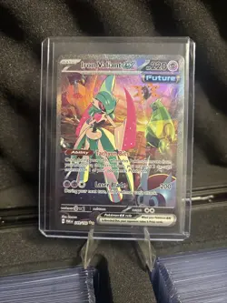 Pokemon Iron Valiant ex Special Illustration Rare Holo Card Paradox Rift Mint - Image 1