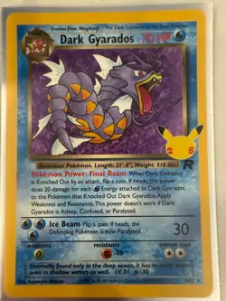 🌊 Dark Gyarados 8/82 - Team Rocket PRERELEASE Promo - WOTC Holo Pokemon Card - Image 1