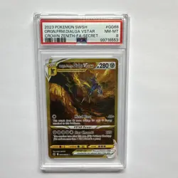 2023 Pokemon TCG Crown Zenith GG Origin Forme Dialga VSTAR GG68 PSA 8 - Image 1