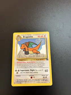 Dragonite Black Star Promo The First Movie 1999 WOTC Pokemon Card LP - Image 1