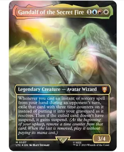 magic the gathering herr der ringe MTG Gandalf Edition Kostenloser Versand - Image 3