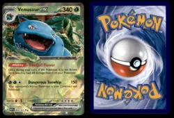Venusaur ex 003 165 Double Rare 151 Pokemon NM - Image 3