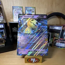Pokemon TCG Mimikyu ex Jumbo Promo Card SVP 004 Holo Oversized - Image 1