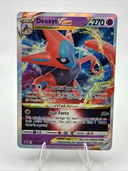 Deoxys VSTAR Holofoil SWSH: Sword & Shield Promo Cards SWSH268 NM Pokemon TCG - Image 1