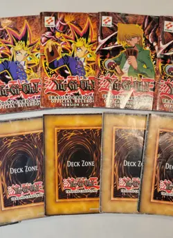 1996 Yu-Gi-Oh Trading Card Game Official Rulebook Version 2.0 & 3.0 w/ Play Mat - Image 3