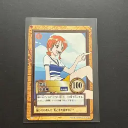 BANDAI One Piece Carddass Hyper Battle Nami C09 Bandai 1999 Japan Vintage Used - Image 1