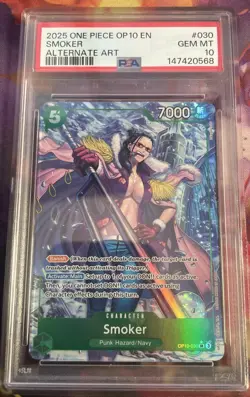 Smoker Alternate Art One Piece Op10-Royal Blood 030 PSA 10 - Image 2