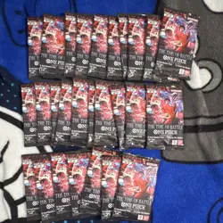 Bandai One Piece Card Game OP-06 The Time of Battle English Booster Packs (27) - Image 1