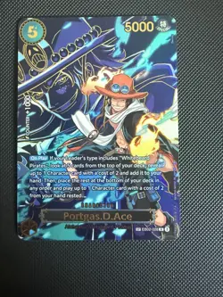 One Piece Portgas.D.Ace (EB02-028) (SP) Carrying On His Will OP13 Foil Texture - Image 1
