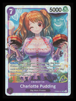 One Piece - Charlotte Pudding PRB02-010 SR English - The Best Vol.2 NM CCG - Image 1