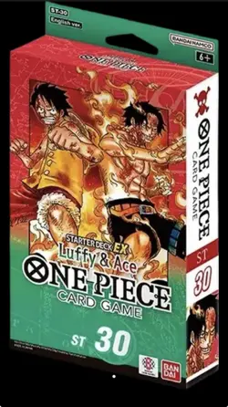 ONE PIECE ENGLISH TCG: (ST-30) Starter Deck EX: Luffy & Ace SHIPS NOW - Image 1
