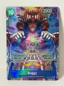 Buggy (051) (Alternate Art) OP09-051 Emperors in the New World Foil - Image 1
