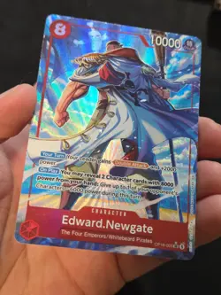 One Piece The Time of Battle Edward Newgate OP16-003 Alternate Alt Art NM - Image 2