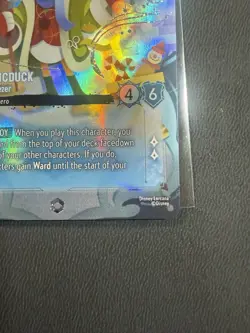Disney Lorcana Scrooge McDuck Reformed Ebenezer 235/204 EN Enchanted Foil - Image 3