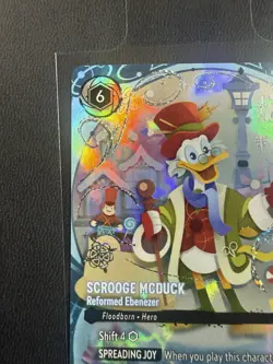 Disney Lorcana Scrooge McDuck Reformed Ebenezer 235/204 EN Enchanted Foil - Image 4