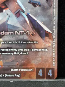 Gundam NT-1 - GD03-001 Steel Requiem LR NM - Gundam Card Game Near Mint Card - Image 4