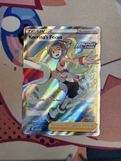Korrina's Focus - 160/163 Battle Styles Pokemon TCG Card Full Art - Image 2
