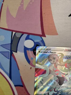 Korrina's Focus - 160/163 Battle Styles Pokemon TCG Card Full Art - Image 3