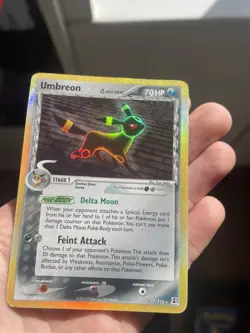 Umbreon 17/113 Holo Rare EX Delta Species Pokemon Card - Image 3
