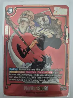 Dragon Ball Super Card Game Fusion World Master Roshi Manga SB01-050 Alternative - Image 2