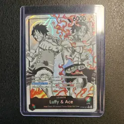ST30-001 Luffy & Ace Leader Alt Art One Piece Card Game ENGLISH Deck - Image 1